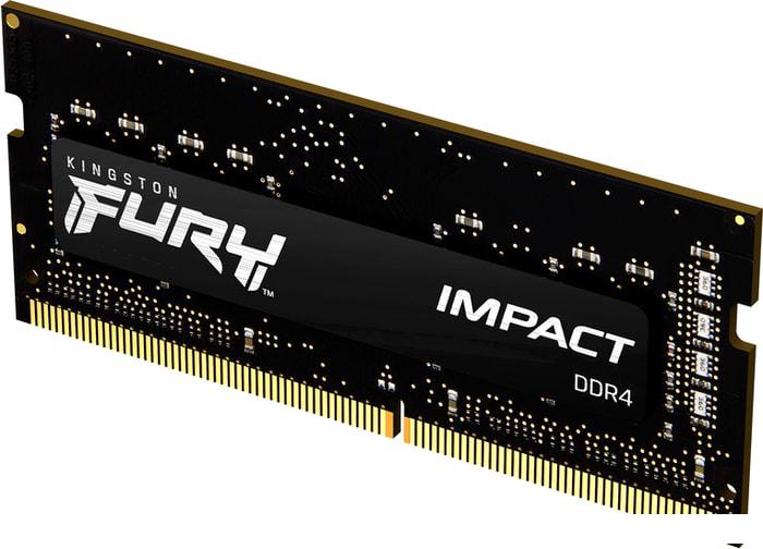 Оперативная память Kingston FURY Impact 8GB DDR4 SODIMM PC4-21300 KF426S15IB/8- фото