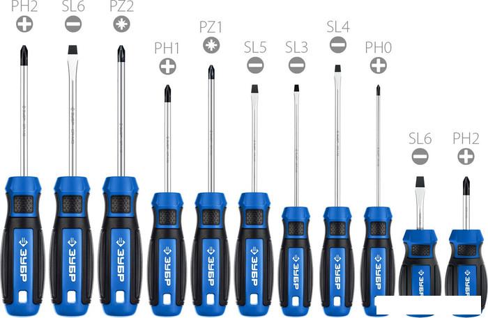 Набор отверток Зубр Профессионал-11 25241 (11 предметов)- фото2