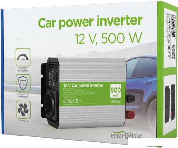 Автомобильный инвертор EnerGenie EG-PWC500-01- фото4