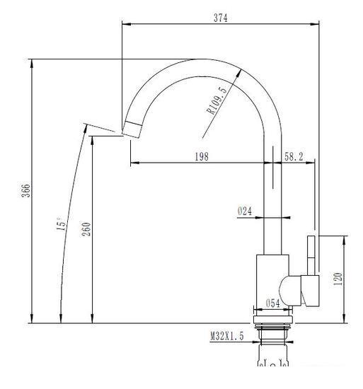 Смеситель ARFEKA AF SD-03SS304 BLACK GRAFIT- фото2