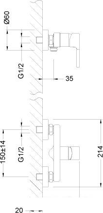 Смеситель Lemark Aura LM0603C- фото2
