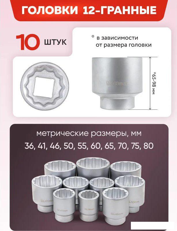 Универсальный набор инструментов ForceKraft FK-8141-9 (64500)- фото3
