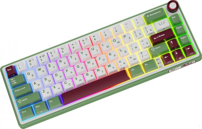 Клавиатура Royal Kludge R65 Green Sand (RK Chartreuse)- фото4
