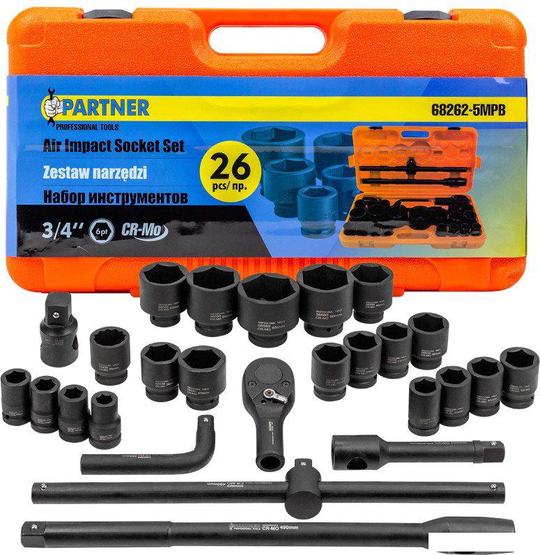 Универсальный набор инструментов Partner PA-68262-5MPB(57956)