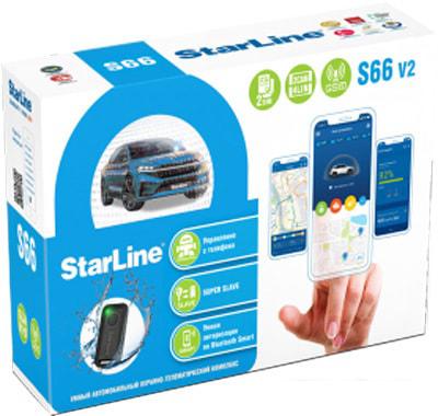 Автосигнализация StarLine S66 BT GSM v2 2CAN+4LIN 2SIM- фото