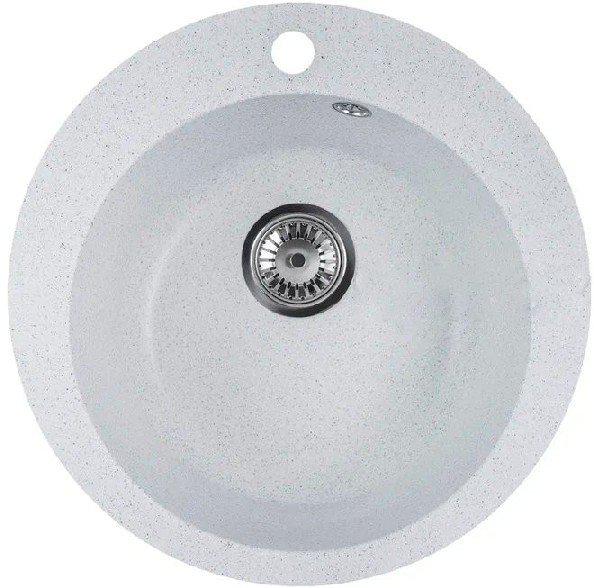 Кухонная мойка Marblan Orbi (серый,с сифоном)