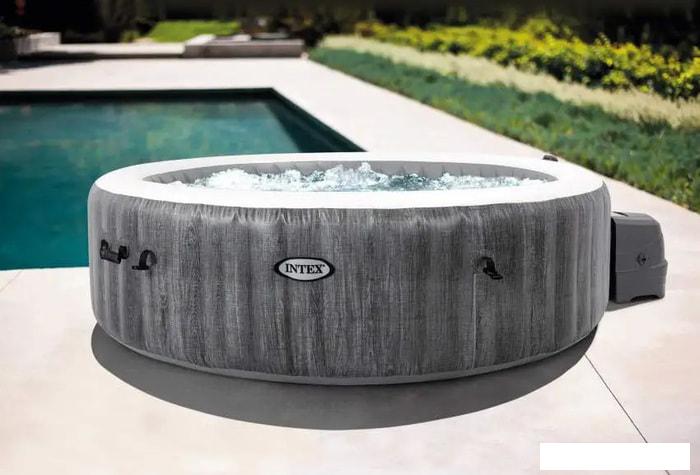 Надувной бассейн Intex Bubble Massage Deluxe 28440 (196x71) с джакузи- фото3