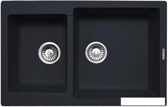 Кухонная мойка Zigmund & Shtain Rechteck 400.275 (черный базальт)- фото