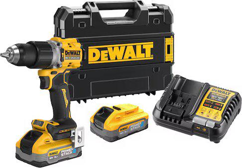 Ударная дрель-шуруповерт DeWalt DCD805H2T (с 2-мя АКБ 5 Ач, кейс)- фото