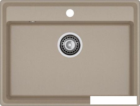 Кухонная мойка GranFest GF-LV-660 (песочный)- фото