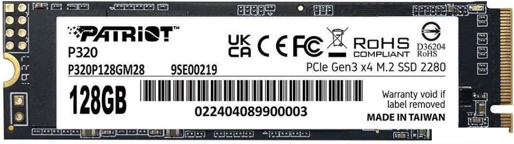 SSD Patriot P320 128GB P320P128GM28