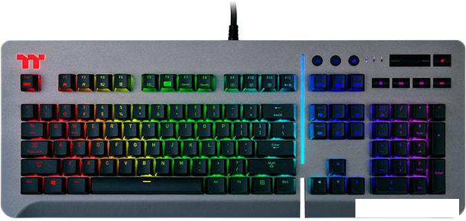Клавиатура Thermaltake Level 20 RGB Titanium (Cherry MX Speed Silver)- фото