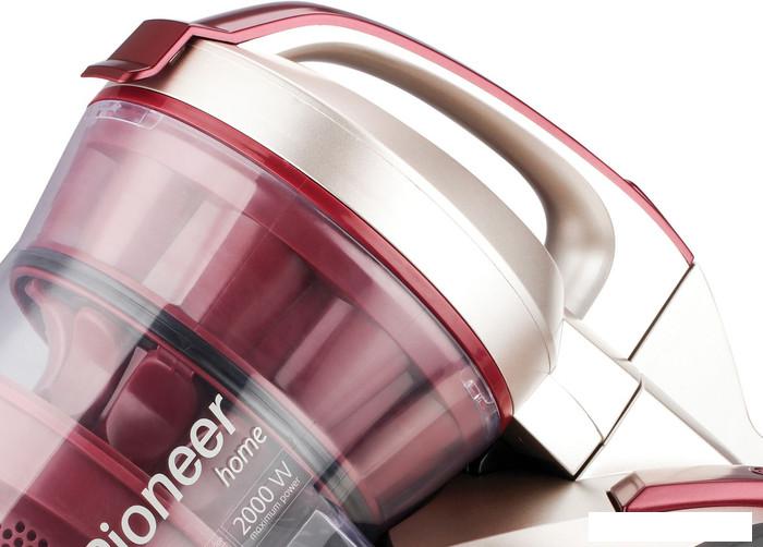 Пылесос Pioneer VC325C (красный/золотистый)- фото4