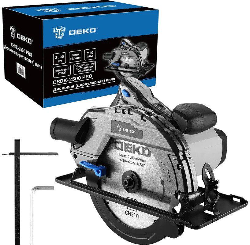 Дисковая (циркулярная) пила Deko CSDK-2500 PRO 085-1153