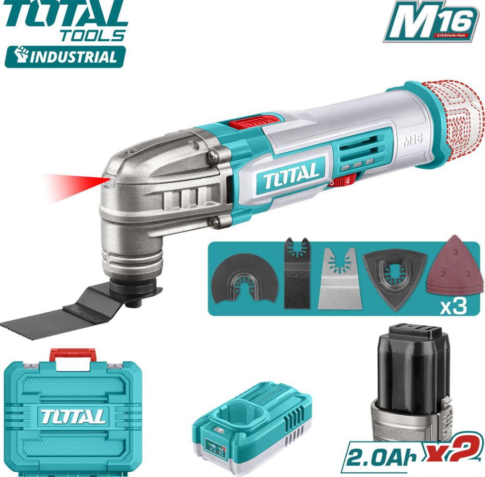 Реноватор Total TMLI16222 (с 1-им АКБ, кейс)