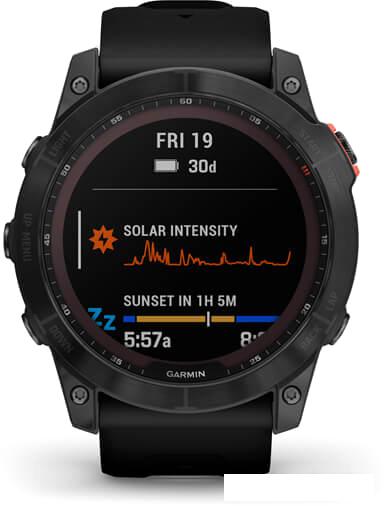 Умные часы Garmin Fenix 7X Solar 51 мм (сланцево-серый/черный)- фото2