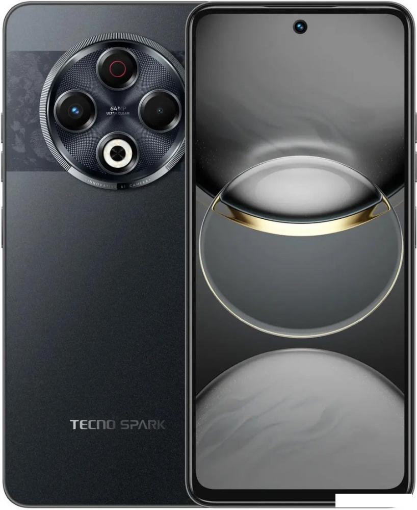 Смартфон Tecno Spark 30 8GB/128GB (черный)- фото