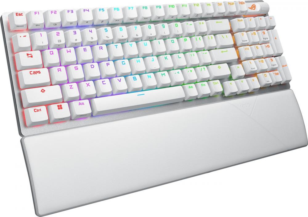 Клавиатура ASUS ROG Strix Scope II 96 Wireless Moonlight White (NX Snow)- фото3