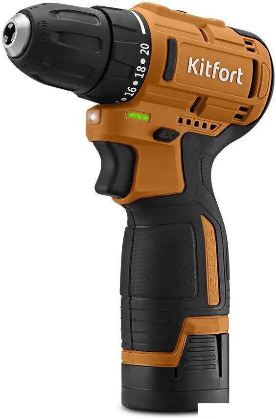 Дрель-шуруповерт Kitfort KT-6504 (с 1-им АКБ)