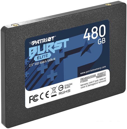 SSD Patriot Burst Elite 480GB PBE480GS25SSDR- фото3