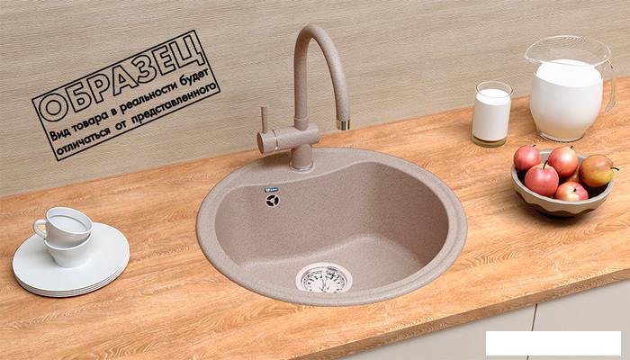 Кухонная мойка Ulgran U-601 (308 черный)- фото2