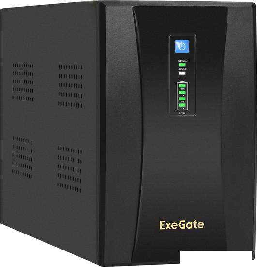 Источник бесперебойного питания ExeGate SpecialPro UNB-2200.LED.AVR.4C13.RJ.USB EX292612RUS- фото