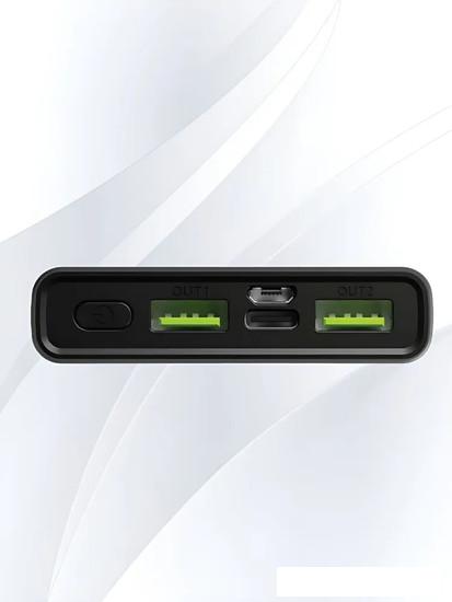 Внешний аккумулятор Olmio QR-10 10000mAh (серый)- фото4