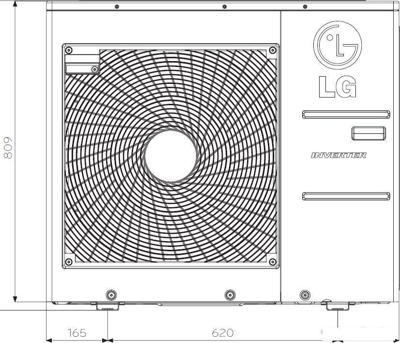 Наружный блок LG MU4M27 U42R0- фото2