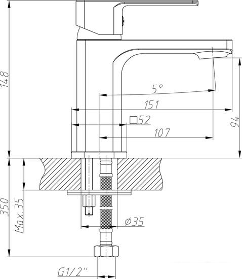 Смеситель Decoroom DR20011- фото2