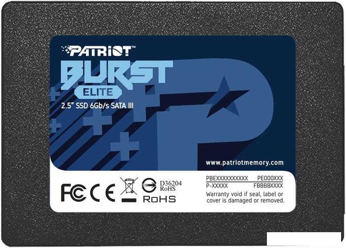 SSD Patriot Burst Elite 120GB PBE120GS25SSDR- фото2