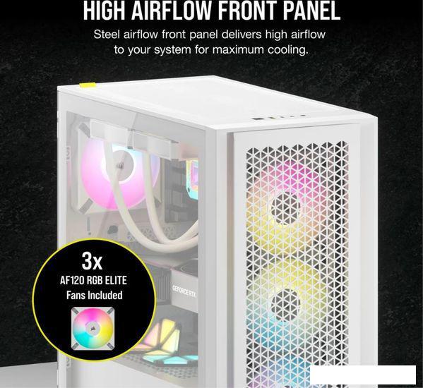 Корпус Corsair iCUE 4000D RGB Airflow CC-9011241-WW- фото3