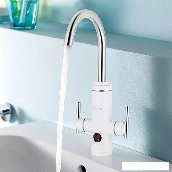 Проточный электрический водонагреватель-кран Kitfort KT-4031- фото2