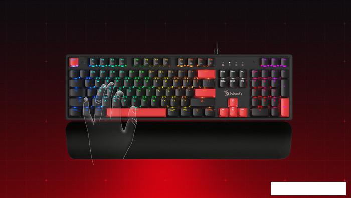 Клавиатура A4Tech Bloody S515R (черный, Bloody BLMS Red)- фото3
