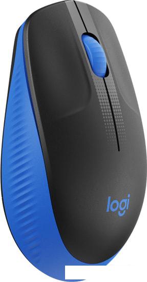 Мышь Logitech M190 (черный/синий)- фото2