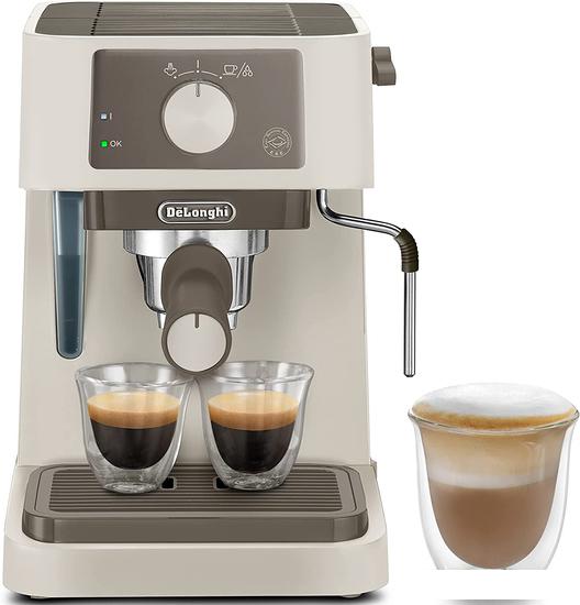 Рожковая помповая кофеварка DeLonghi Stilosa EC235.CR- фото