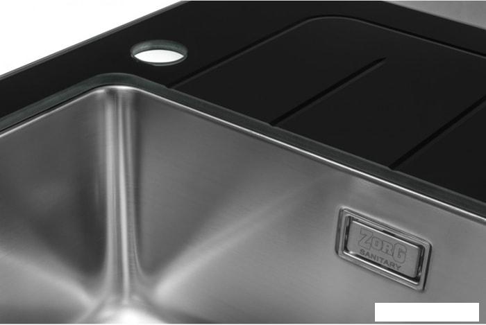 Кухонная мойка ZorG GS 6250 (черный)- фото3