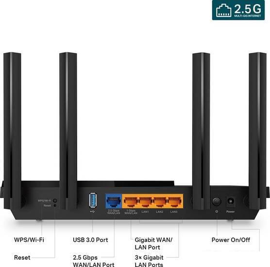 Wi-Fi роутер TP-Link Archer AX55 Pro- фото3