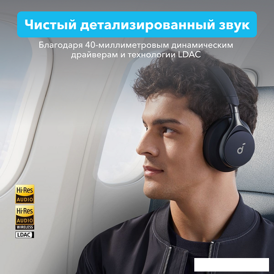 Наушники Anker Soundcore Space One (черный)- фото4