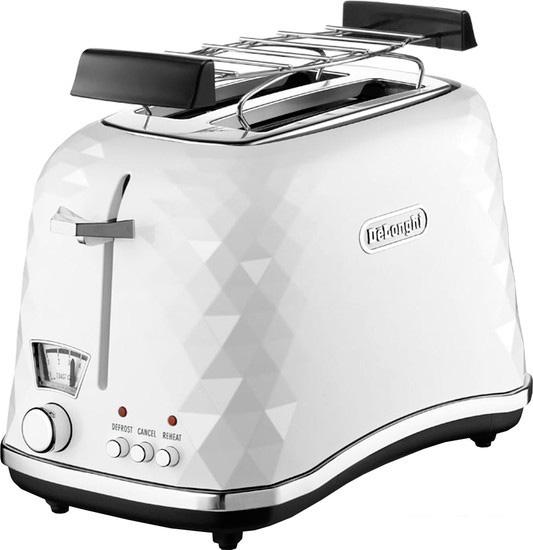 Тостер DeLonghi Brillante CTJ 2103.W- фото