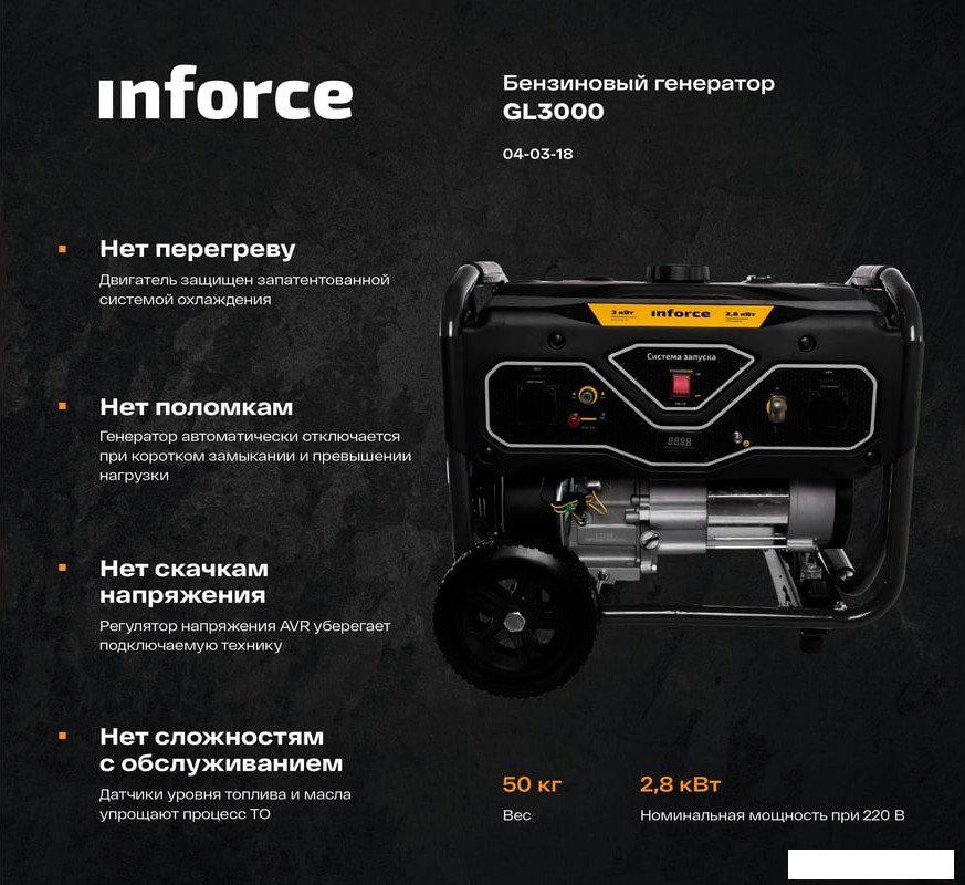 Бензиновый генератор Inforce GL 3000- фото2