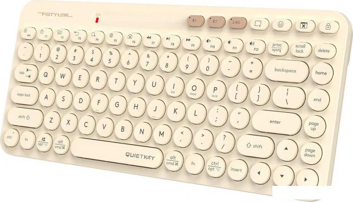Клавиатура A4Tech Fstyler FBK36C AS (бежевый)- фото3