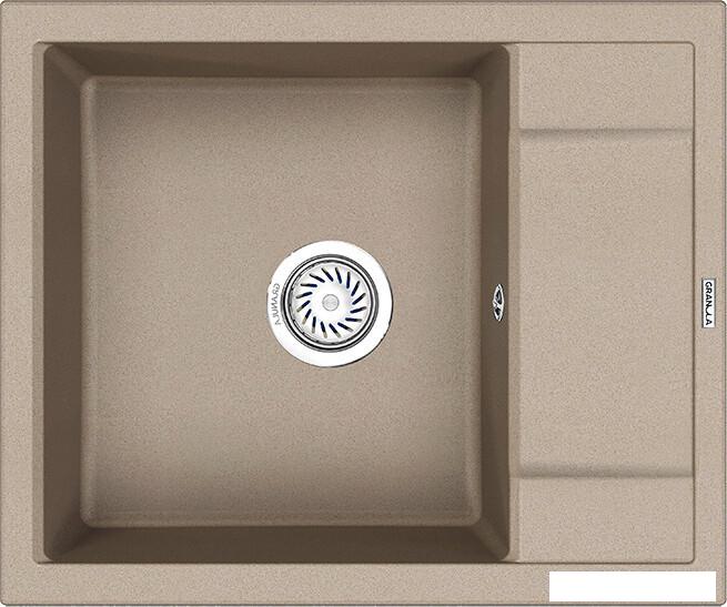 Кухонная мойка Granula GR-6002 (песочный)- фото