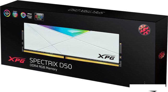Оперативная память ADATA XPG Spectrix D50 RGB 8GB DDR4 PC4-25600 AX4U32008G16A-SW50- фото4