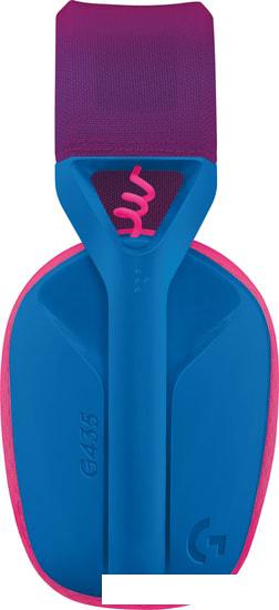 Наушники Logitech G435 Lightspeed (синий/малиновый)- фото3