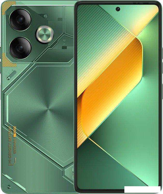 Смартфон Tecno Pova 6 12GB/256GB (зеленая комета)- фото