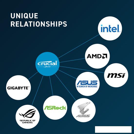 Оперативная память Crucial 32ГБ DDR5 5600 МГц CT32G56C46U5- фото4