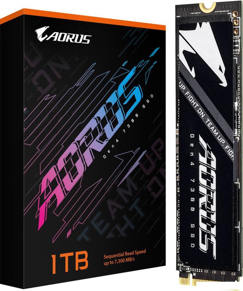 SSD Gigabyte Aorus Gen4 7300 1TB AG4731TB N- фото4