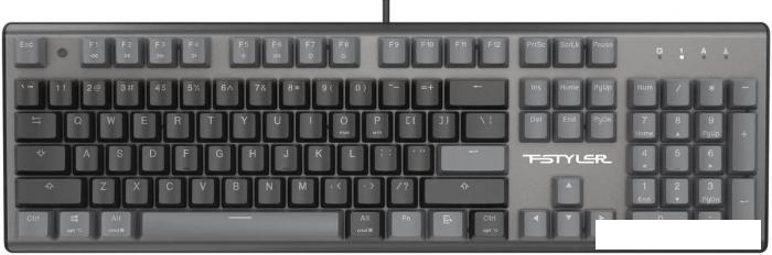 Клавиатура A4Tech Fstyler FS100 Neon (серый/черный)- фото2