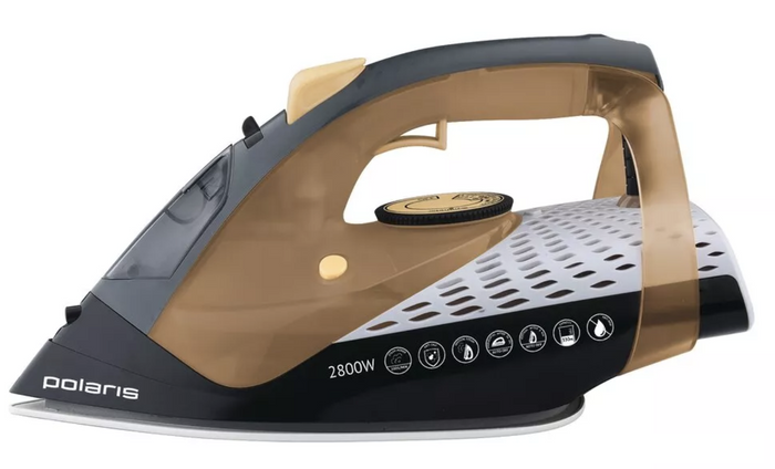 Утюг Polaris PIR 2860AK 3m (черный/оранжевый)- фото4