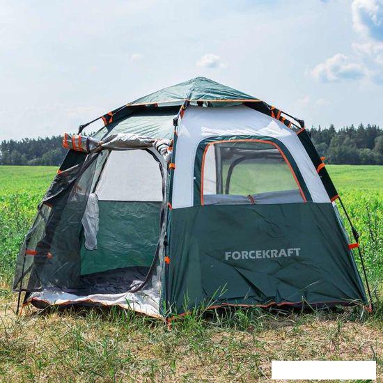 Кемпинговая палатка ForceKraft FK-TENT-1 (зеленый)- фото2